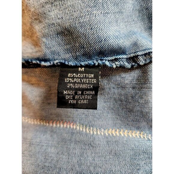 Baccini Denim Jean Jacket Youth Size Medium - Picture 9 of 9